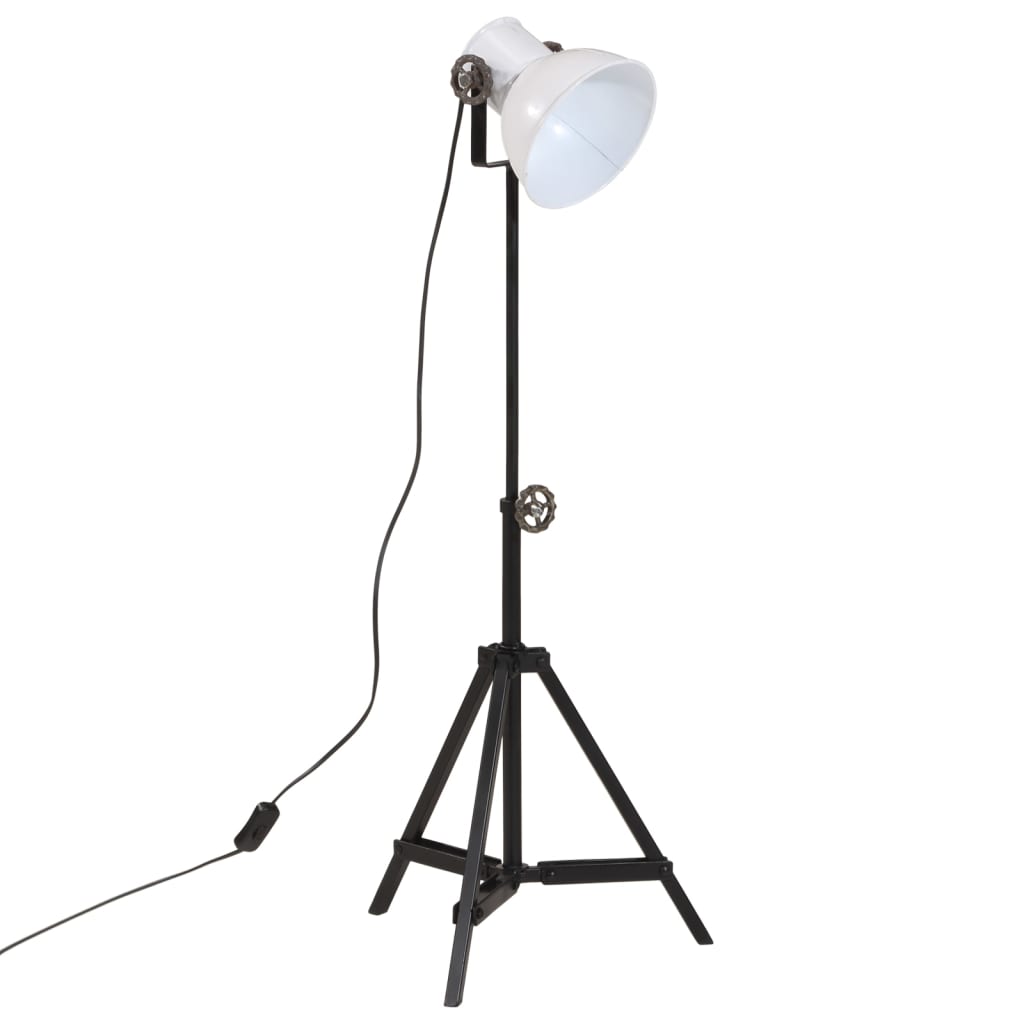 Vidaxl vloerlamp 25 w e27 35x35x65 95 cm wit