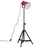 Vidaxl Floor Lamp 25 W E27 35x35x65 95 cm forvitret rød