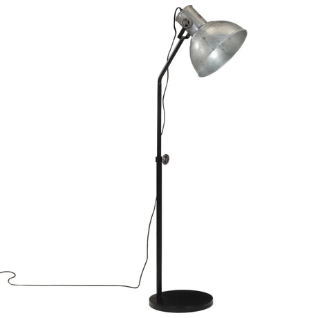 Vidaxx Stehleuchte 25 W E27 30x30x90-150 cm Vintage Silber