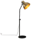 Vidaxl Floor Lamp 25 W E27 30x30x90-150 cm Antik messing Farvet