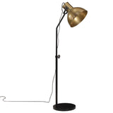 Vidaxl Floor lamp 25 W E27 30x30x90-150 cm Antique brass colored