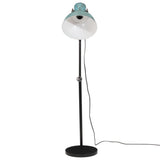 Vidaxxl Stehleuchte 25 W E27 30x30x90 150 cm verwittertes Blau