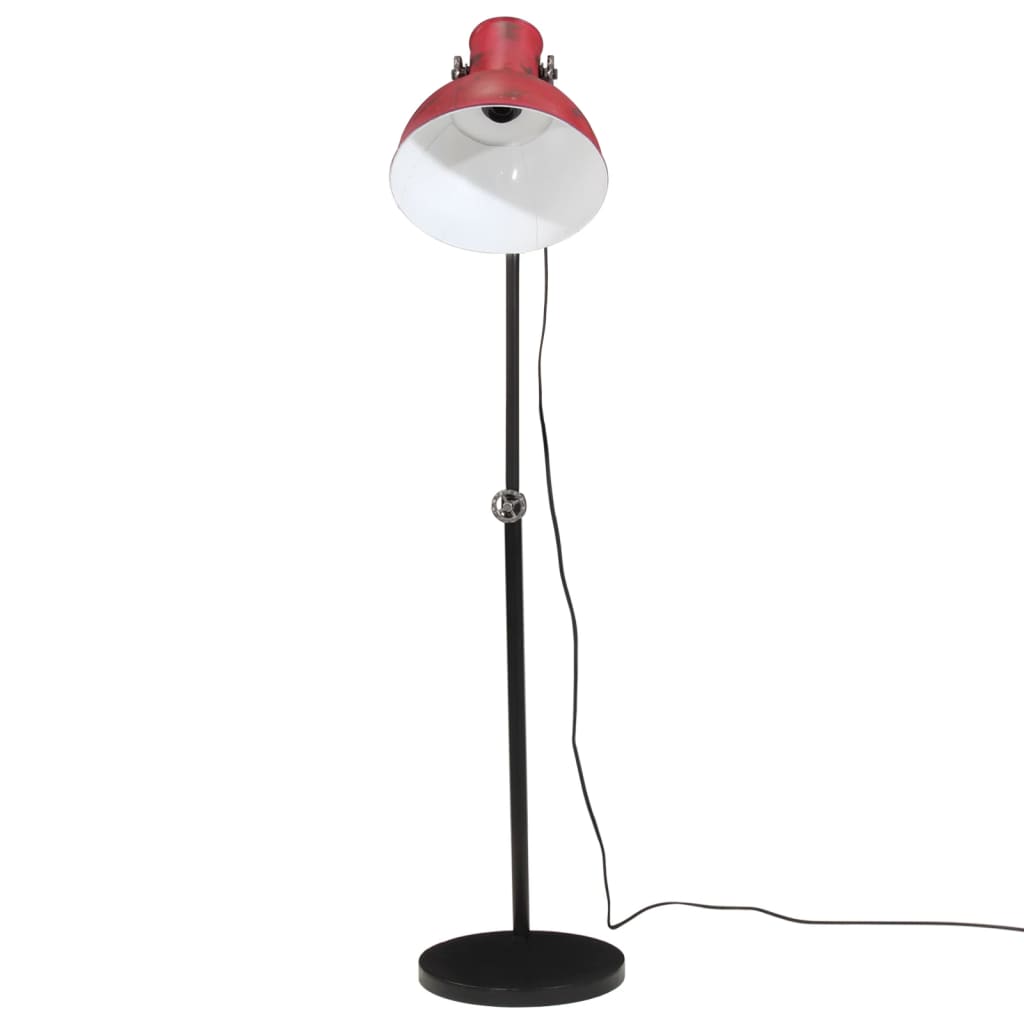 Vidaxxl Stehleuchte 25 W E27 30x30x90 150 cm verwittertes Rot