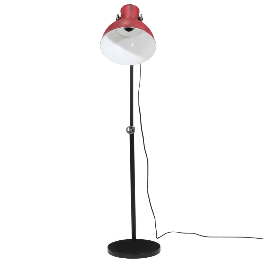 VIDAXL SHOCS LAMP 25 W E27 30 x 30 x 90 150 cm verwitterte Rot