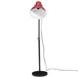 Vidaxl golvlampa 25 w e27 30x30x90 150 cm väderbitna röda