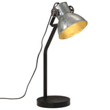 Vidaxl Desk Lampe 25 W E27 17x17x60 cm Vintage Silberfarbe