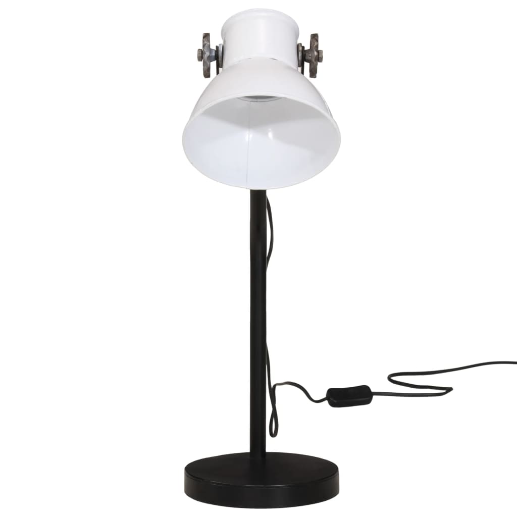 Vidaxl Bureaulamp 25 W E27 17x17x60 cm bílá