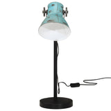 Vidaxx Schreibtischlampe 25 W E27 17x17x60 cm verwittertes Blau