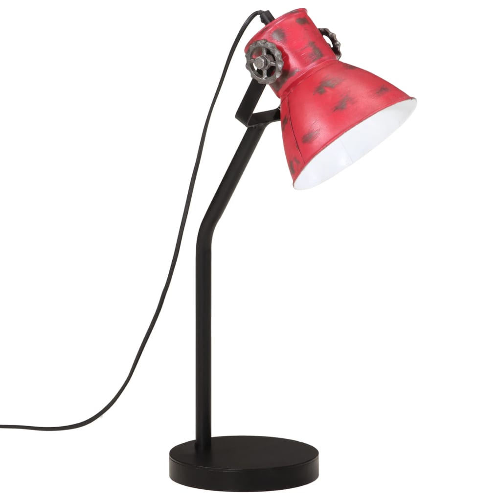 VidaXL desk lamp 25 W E27 17x17x60 cm weathered red