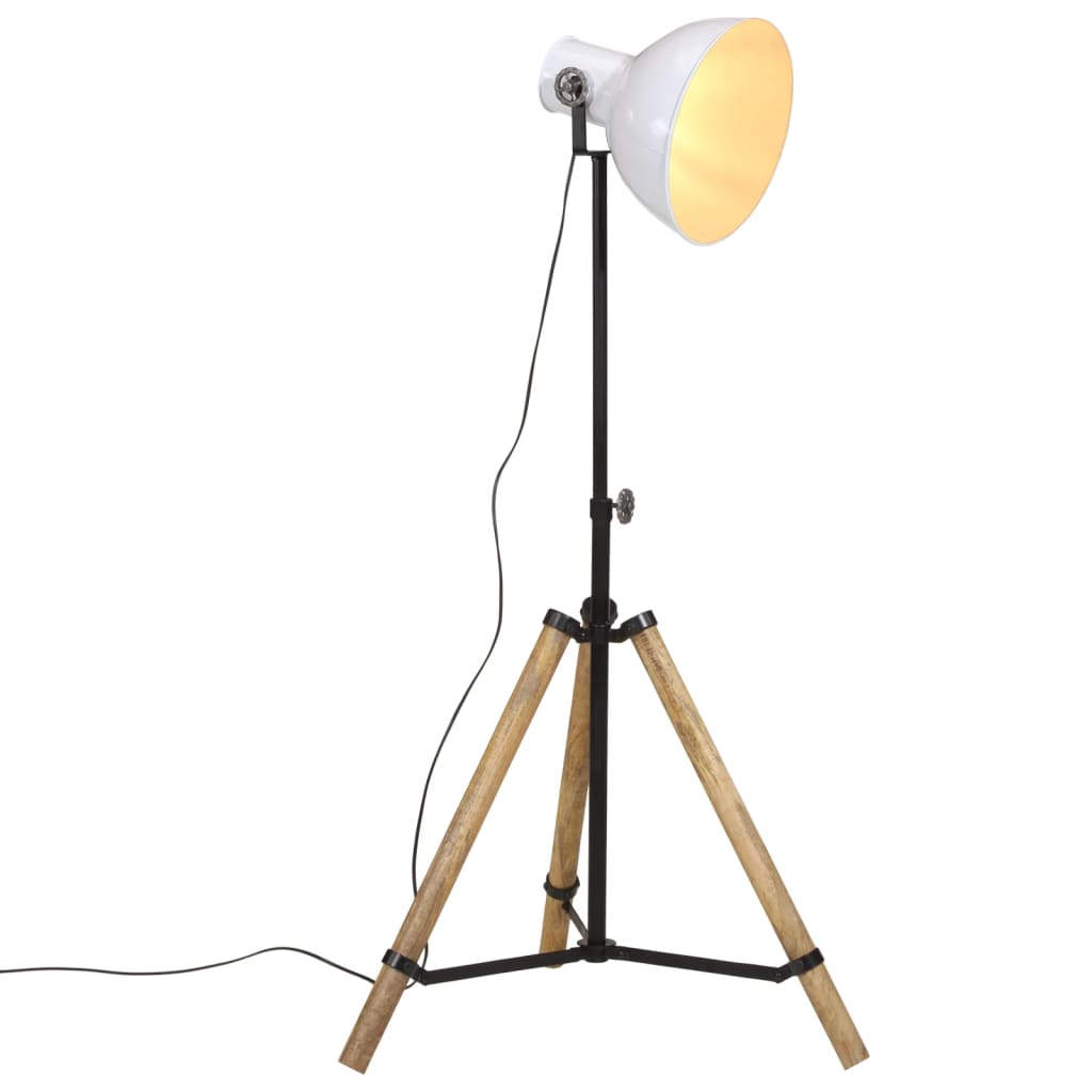 VidaXL Stehleuchte 25 W E27 75x75x90-150 cm weiß
