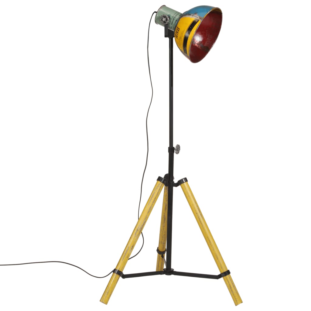 Lampadaire Vidaxl 25 W E27 75x75x90-150 cm multicolore