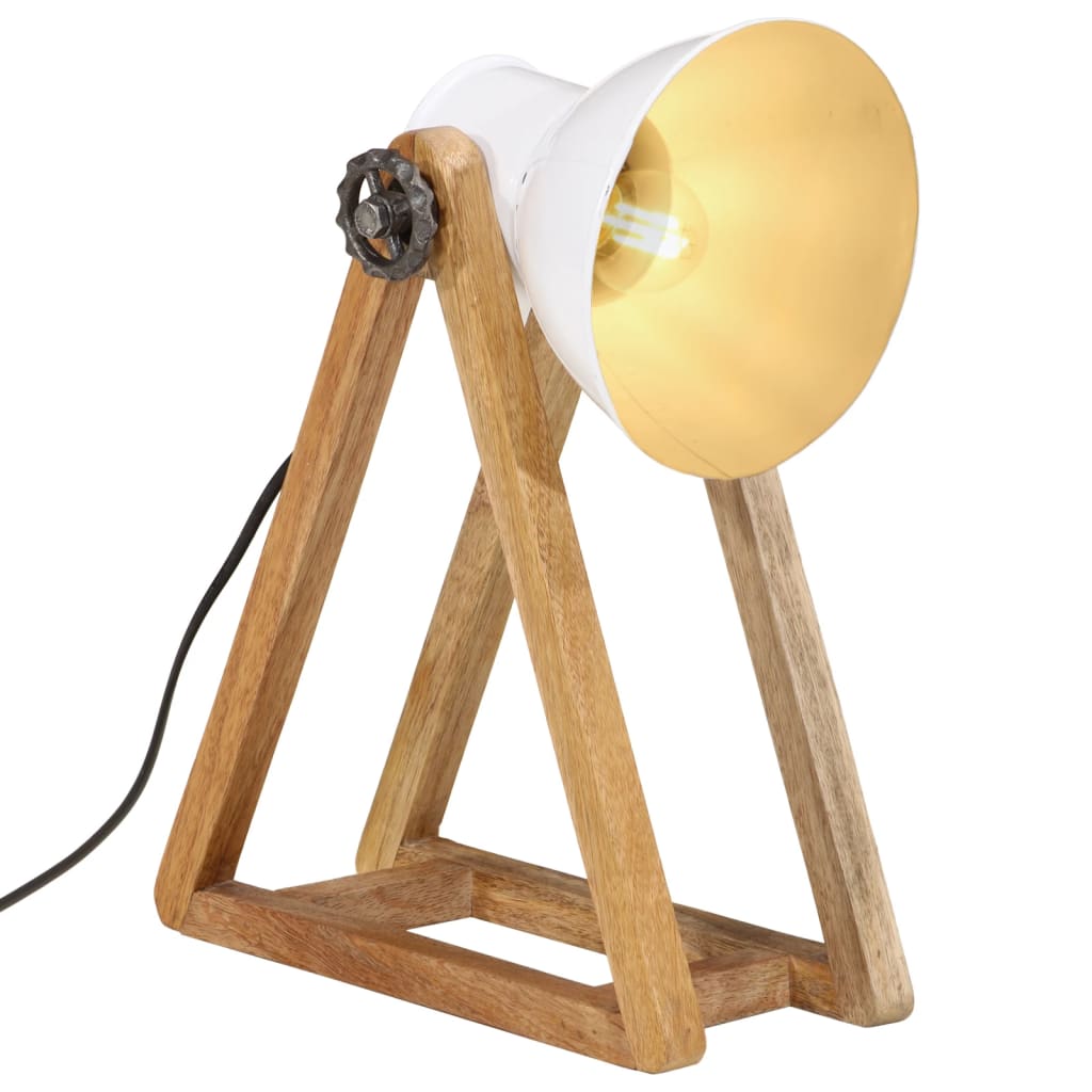 Lampe de bureau Vidaxl 25 W e27 30x17x40 cm blanc