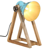 Vidaxx Schreibtischlampe 25 W E27 30x17x40 cm verwittertes Blau
