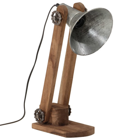 Vidaxx Schreibtischlampe 25 W E27 23x13x52 cm Vintage Silber