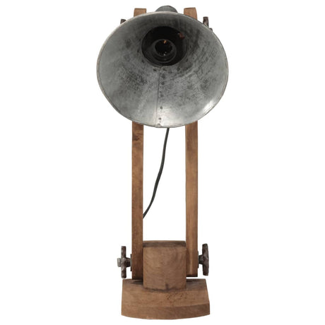 Vidaxx Schreibtischlampe 25 W E27 23x13x52 cm Vintage Silber