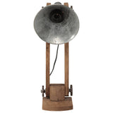 Lampa biurka vidaxl 25 W e27 23x13x52 cm vintage srebrny kolorowy