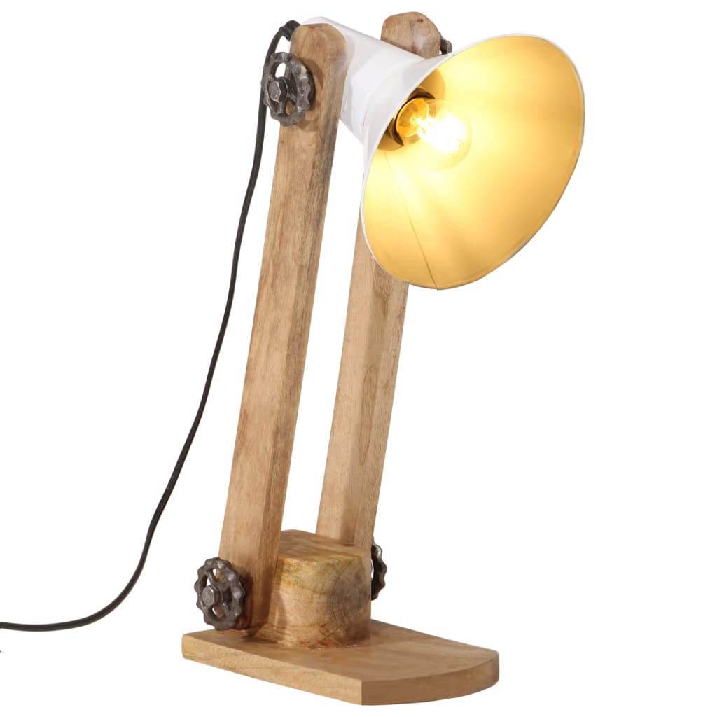 Vidaxl Desk Lamp 25 W e27 23x13x52 cm hvit