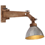 Vidaxxl Wandleuchte 25 W E27 Vintage silberfarben