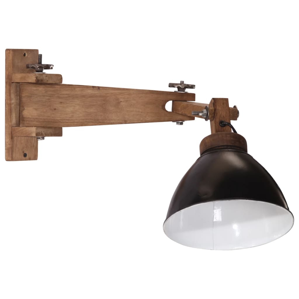 Vidaxxl Wandleuchte 25 W E27 schwarz