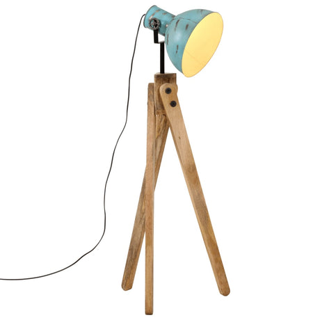 VidaXL Stehleuchte 25 W E27 45 x 45 x 120 cm verwittertes Blau