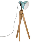 VidaXL Stehleuchte 25 W E27 45 x 45 x 120 cm verwittertes Blau