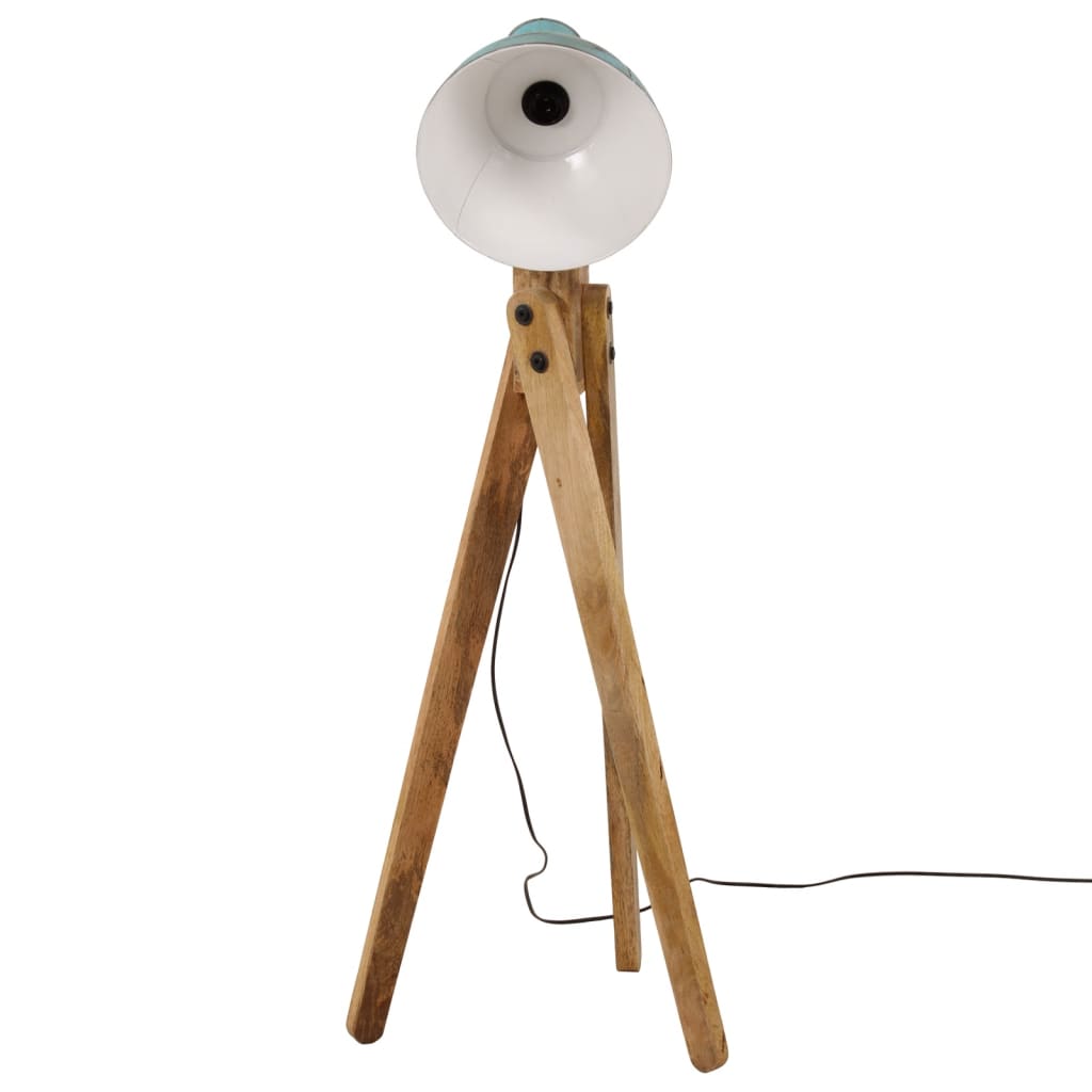 Vidaxl Floor Lamp 25 W E27 45x45x120 cm forvitret blå