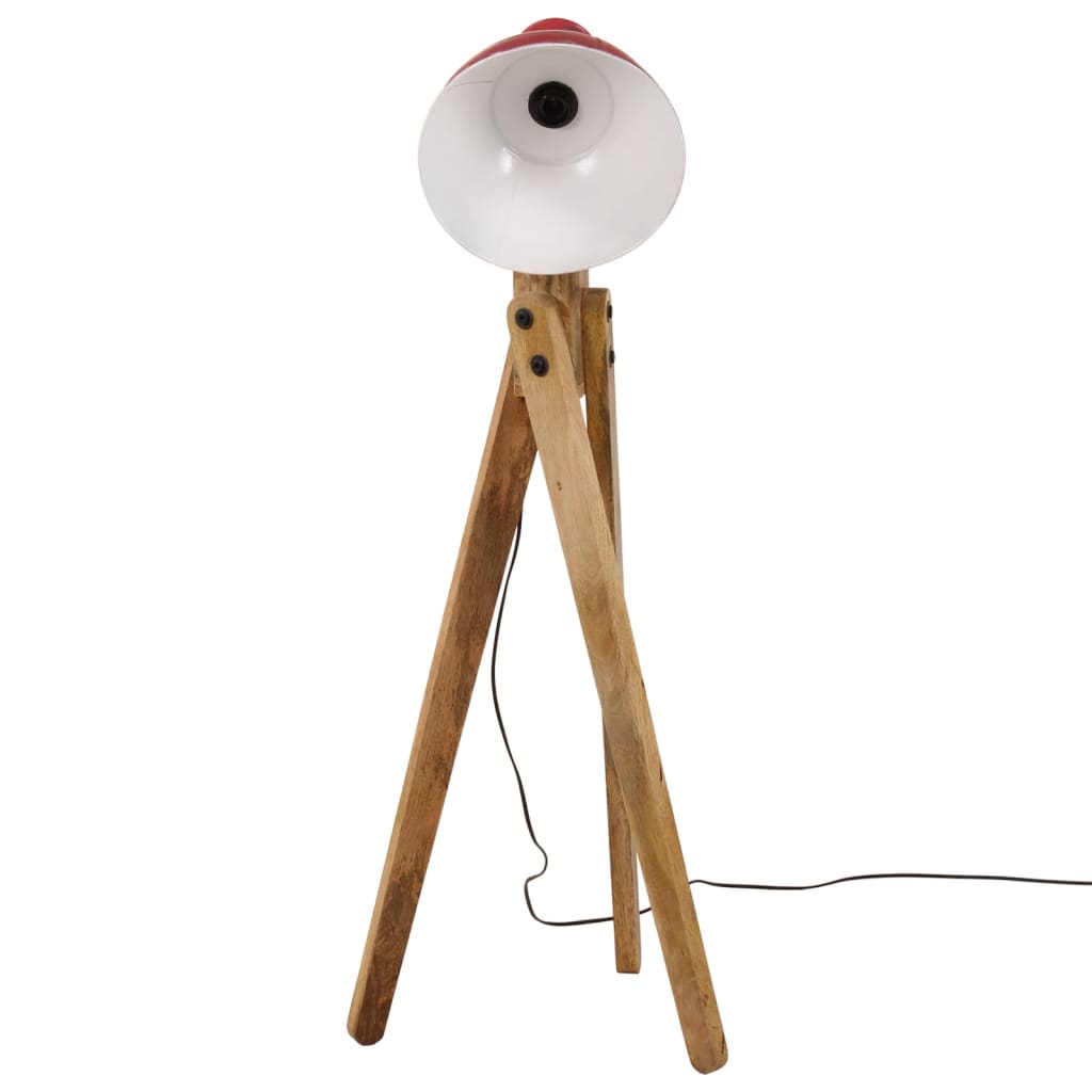 Vidaxxl Stehleuchte 25 W E27 45 x 45 x 120 cm verwittertes Rot