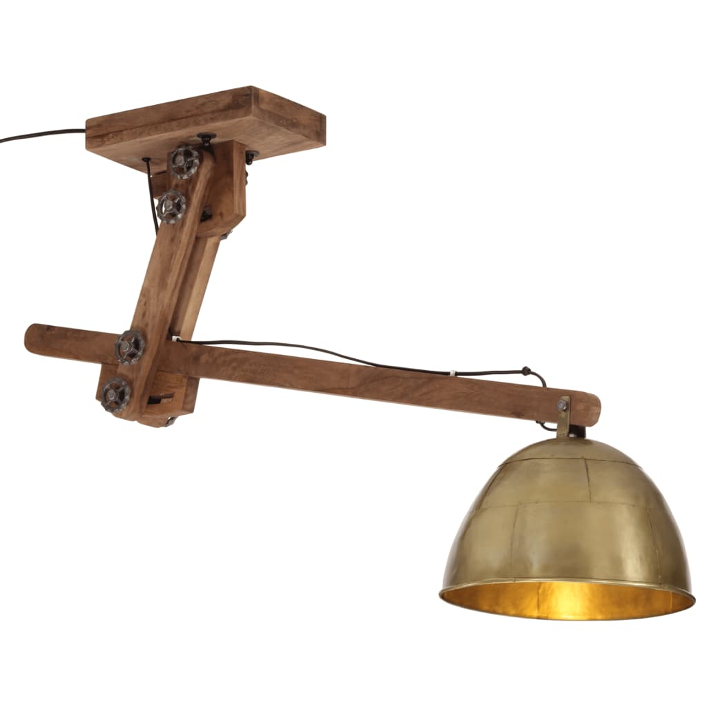 Vidaxx Deckenleuchte 25 W E27 105x30x65-108 cm antik messingfarben