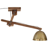 Vidaxl ceiling lamp 25 W E27 105x30x65-108 cm Antique brass colored