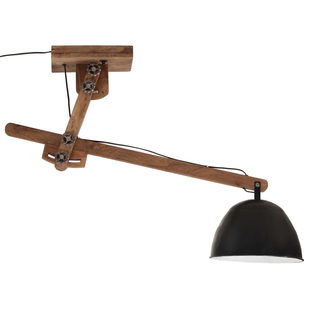 Vidaxl stropní lampa 25 W E27 105X30X65-108 cm černá