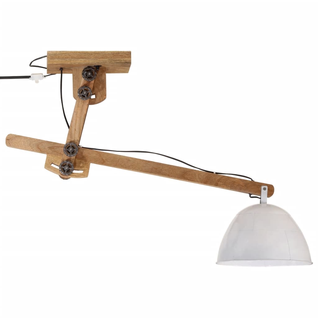 Vidaxl taklampe 25 W E27 105x30x65-108 cm hvit