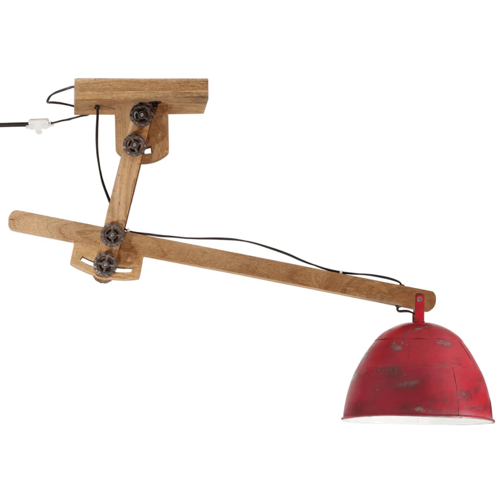 Vidaxl ceiling lamp 25 W E27 105x30x65-108 cm weathered red