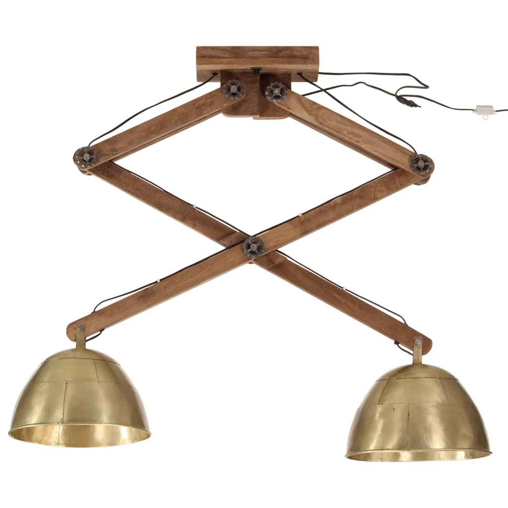 Vidaxx Deckenleuchte 25 W E27 29x18x85 cm antik messingfarben