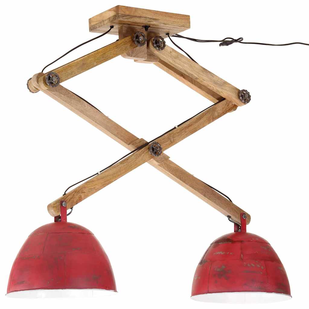 Vidaxx Deckenleuchte 25 W E27 29x18x85 cm verwittertes Rot