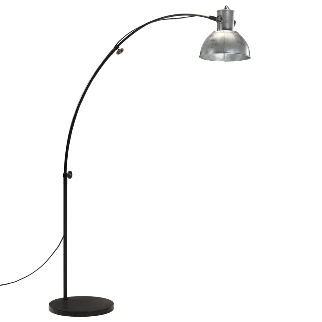 Vidaxl Floor Lamp 25 W E27 150 cm Vintage Silver Coloded