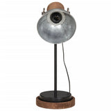 Vidaxx Schreibtischlampe 25 W E27 17x17x50 cm Vintage Silber