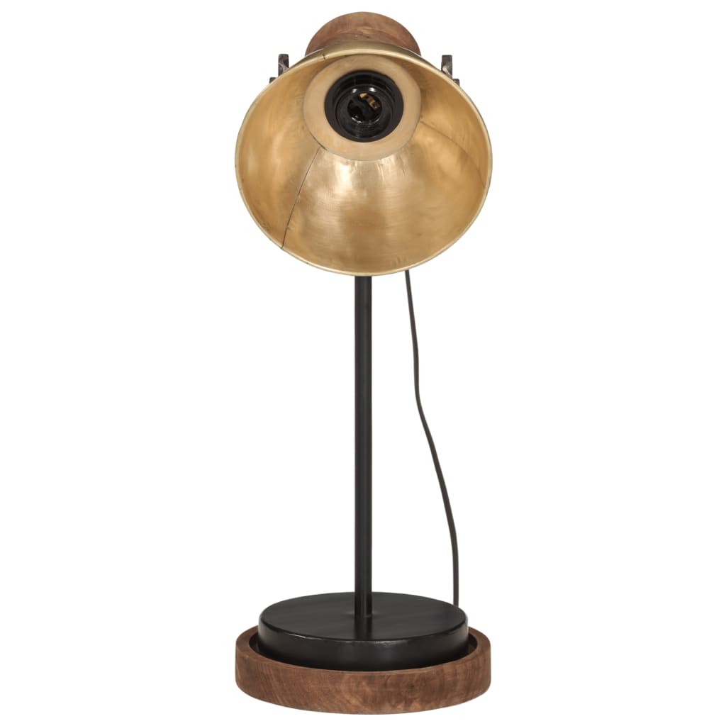 Vidaxl Desk Lamp 25 W E27 17x17x50 cm Brass Colorato