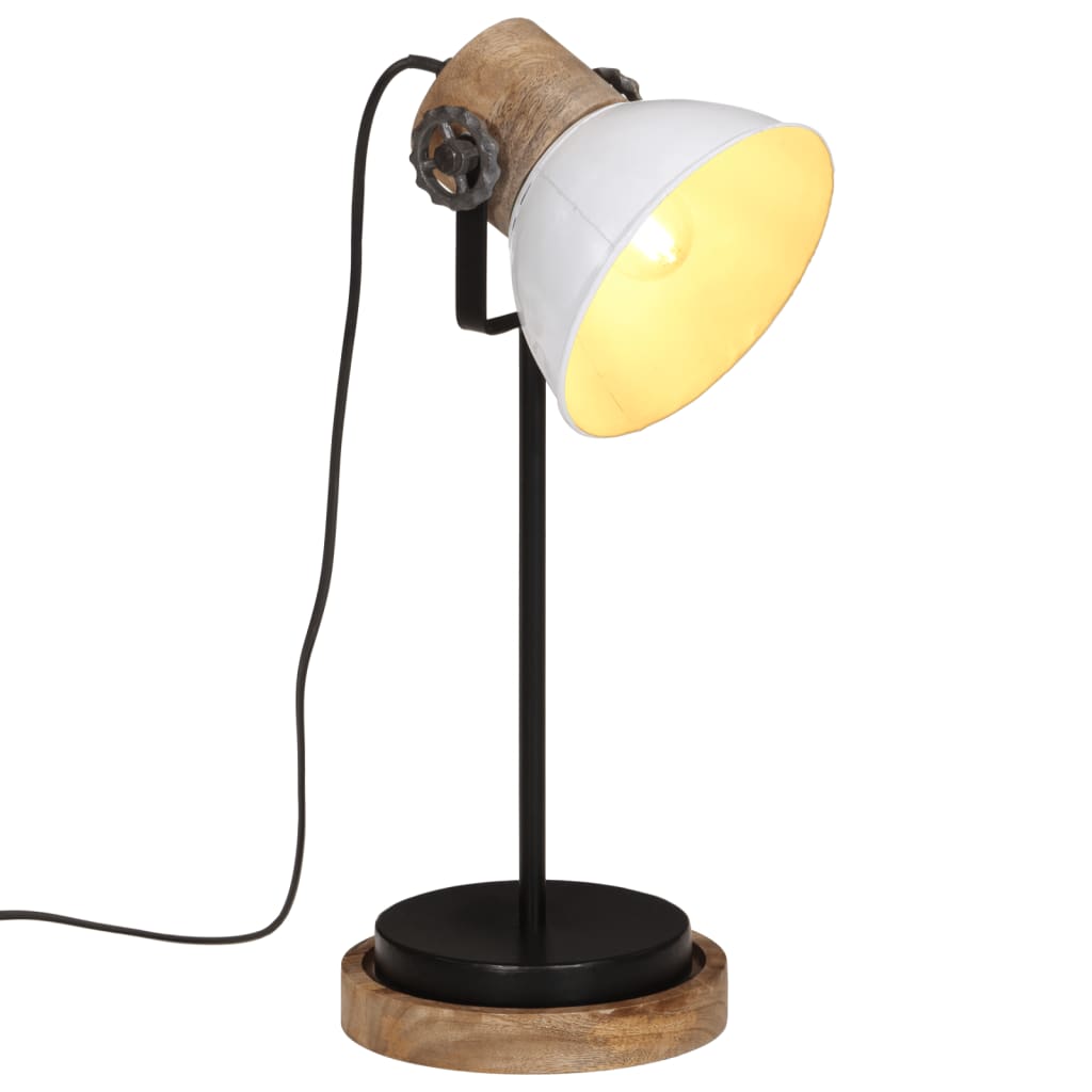 Vidaxx Schreibtischlampe 25 W E27 17x17x50 cm weiß
