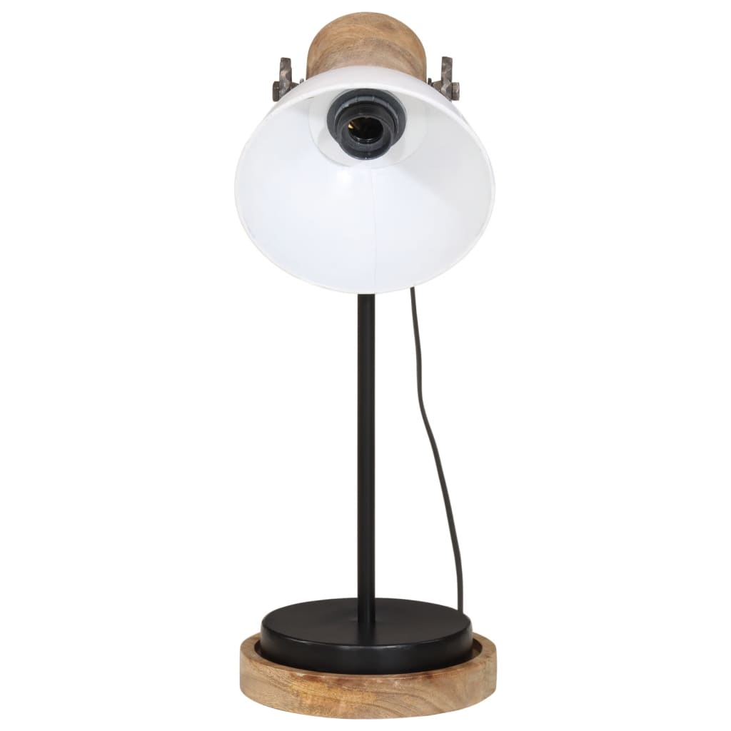 Stolní lampa Vidaxl 25 W E27 17x17x50 cm bílá