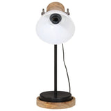 Stolní lampa Vidaxl 25 W E27 17x17x50 cm bílá