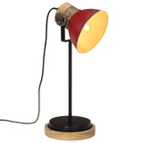 Stolní lampa Vidaxl 25 W E27 17x17x50 cm zvětralé červené