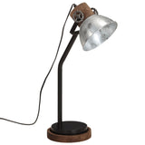 Lampa biurka vidaxl 25 W e27 18x18x60 cm vintage srebrna kolorowa