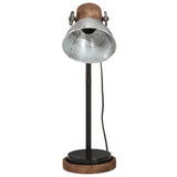 Vidaxx Schreibtischlampe 25 W E27 18x18x60 cm Vintage Silber