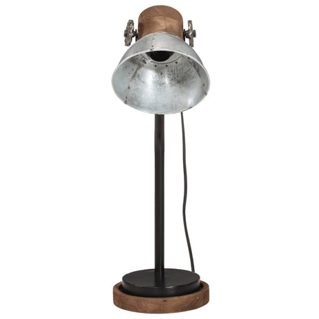 Vidaxx Schreibtischlampe 25 W E27 18x18x60 cm Vintage Silber