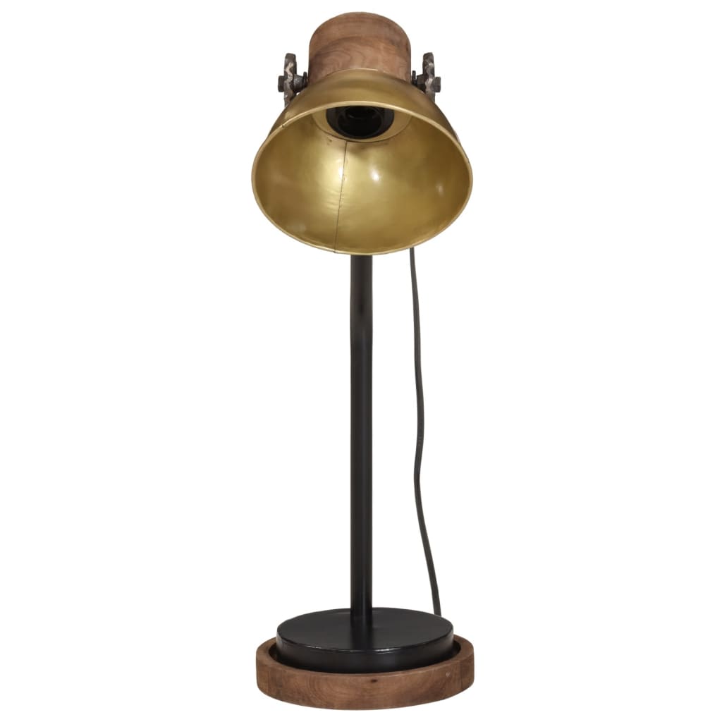 Vidaxx Schreibtischlampe 25 W E27 18x18x60 cm antik messingfarben