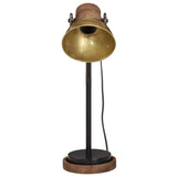 VidaXL desk lamp 25 W E27 18x18x60 cm Antique brass colored