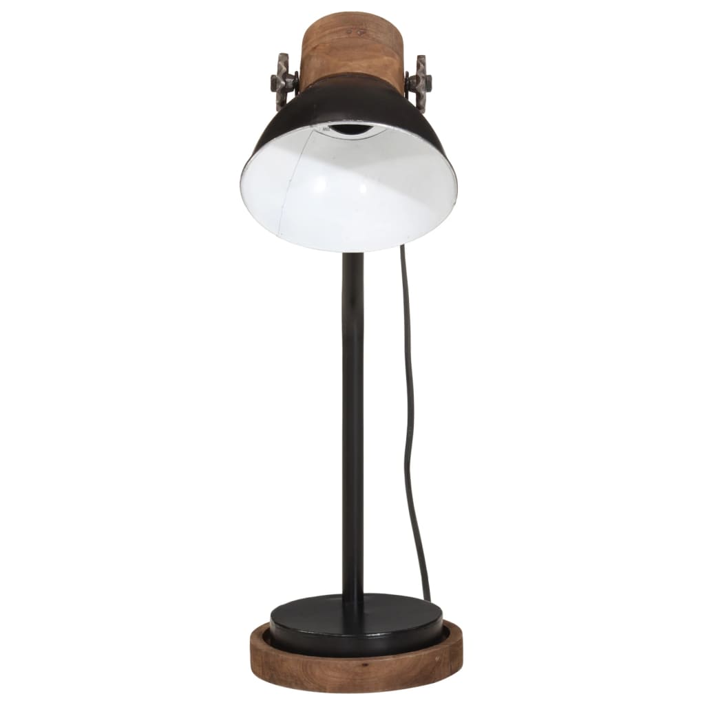 Lampka biurka Vidaxl 25 W E27 18x18x60 cm Czarna