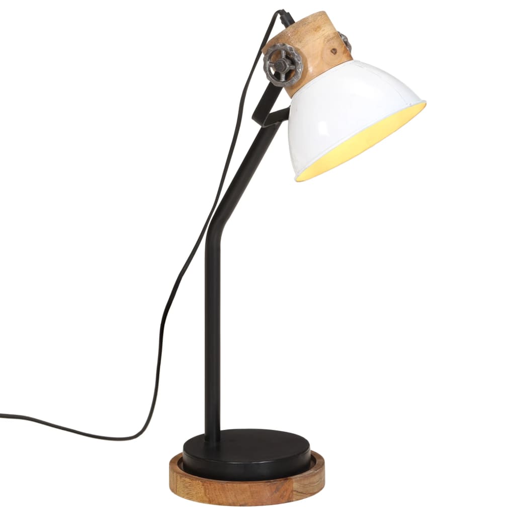 Vidaxx Schreibtischlampe 25 W E27 18x18x60 cm weiß