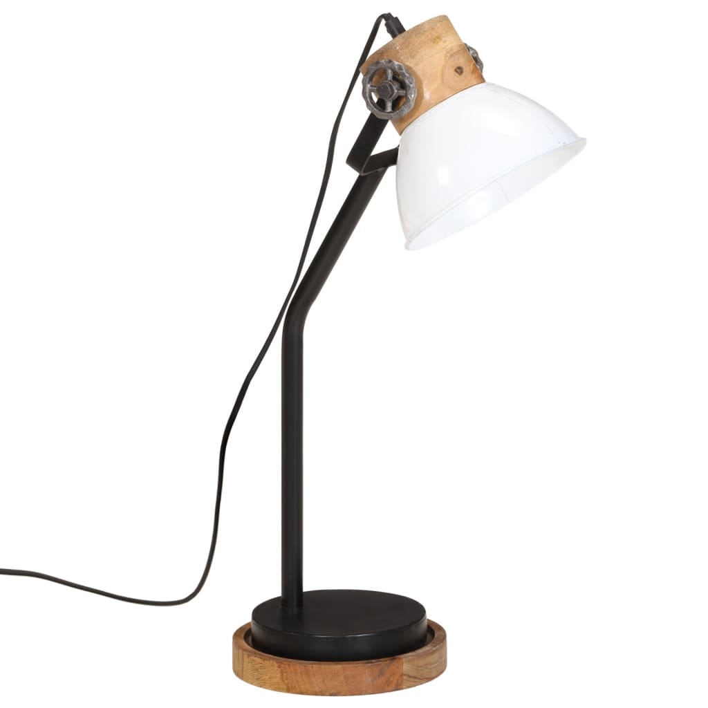 Vidaxl Desk Lamp 25 W e27 18x18x60 cm hvit