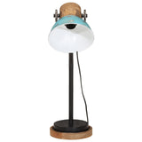 Vidaxx Schreibtischlampe 25 W E27 18x18x60 cm verwittertes Blau